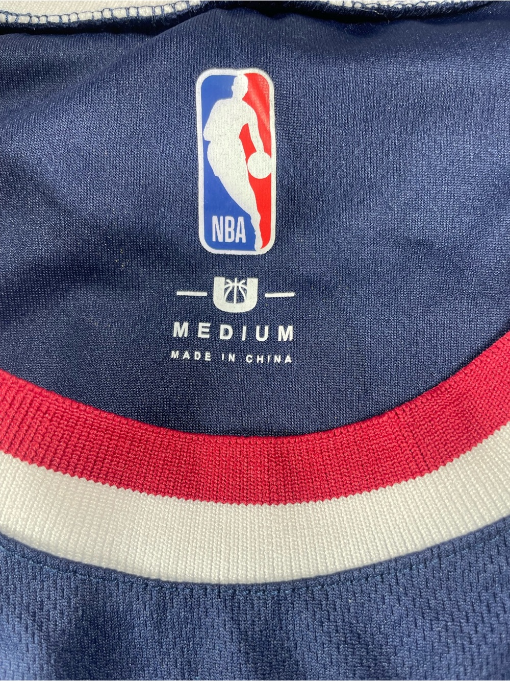 NBA Cleveland Cavaliers Blue Jersey with Yellow and Red Accents - Picture 3 of 8
